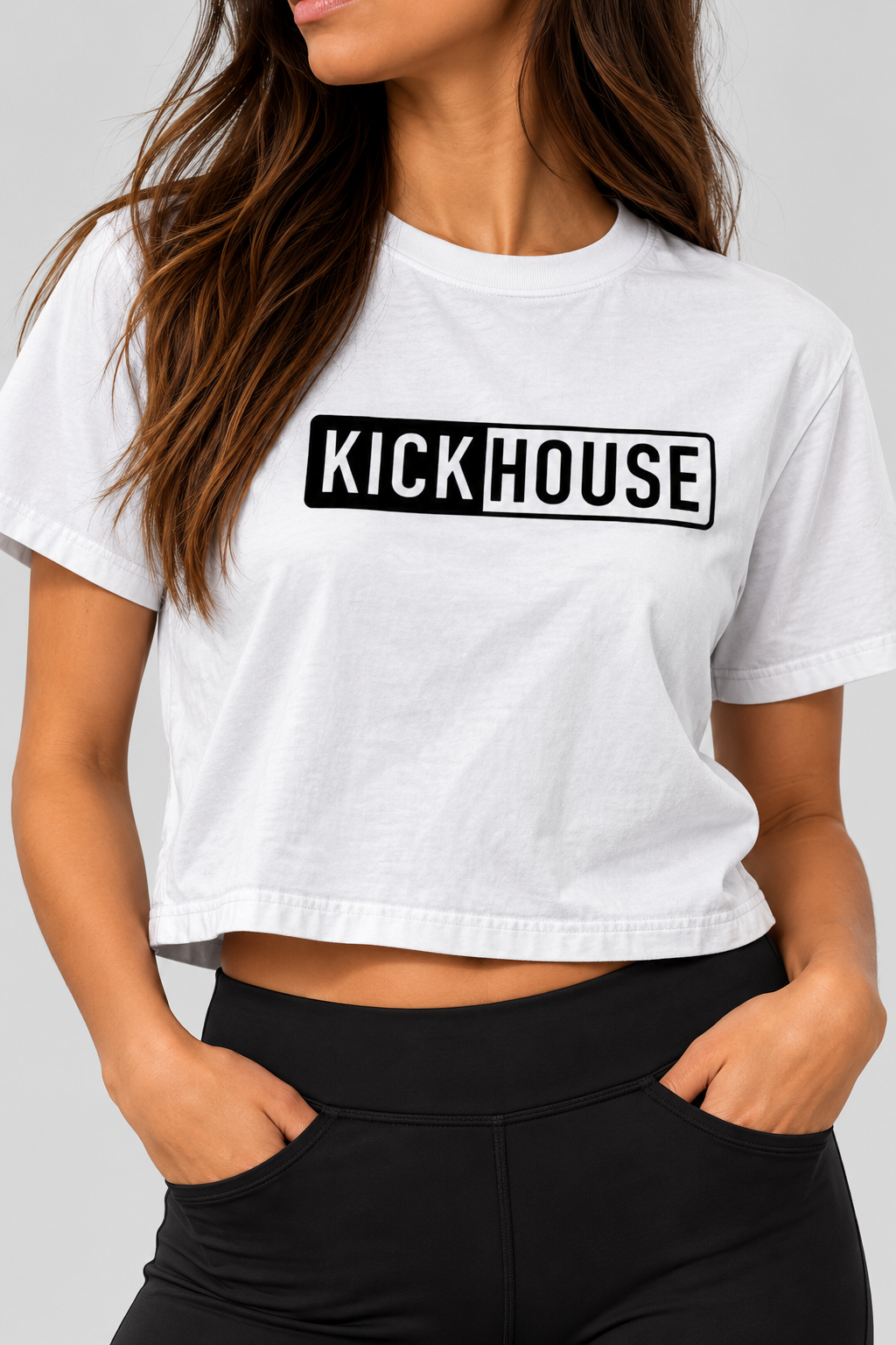 KickHouse Cropped Signature T-Shirt