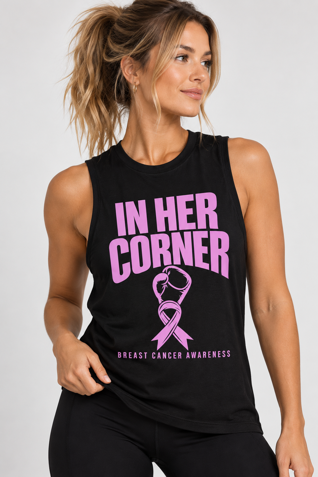 KickHouseBreast Cancer Awareness “In Her Corner” Tank