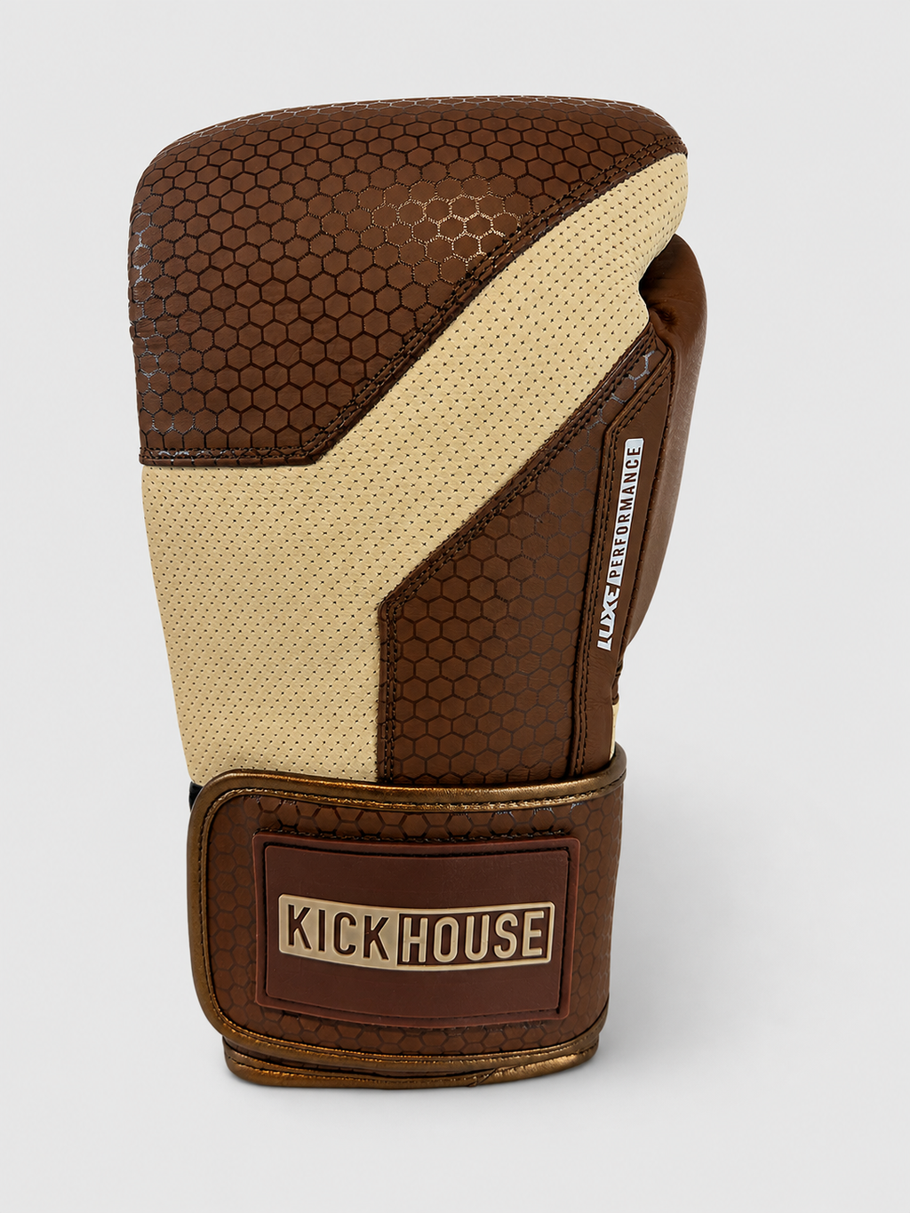 Luxe LTE Series Boxing Gloves - Mocha Cream Edition