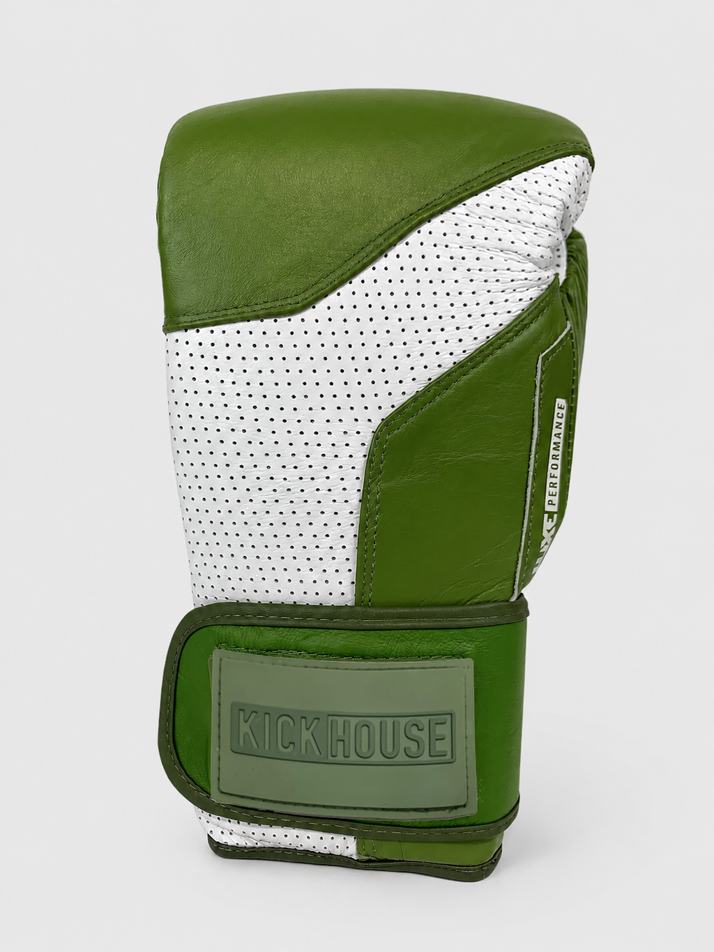 Luxe LTE Boxing Gloves - Matte Green + White Edition