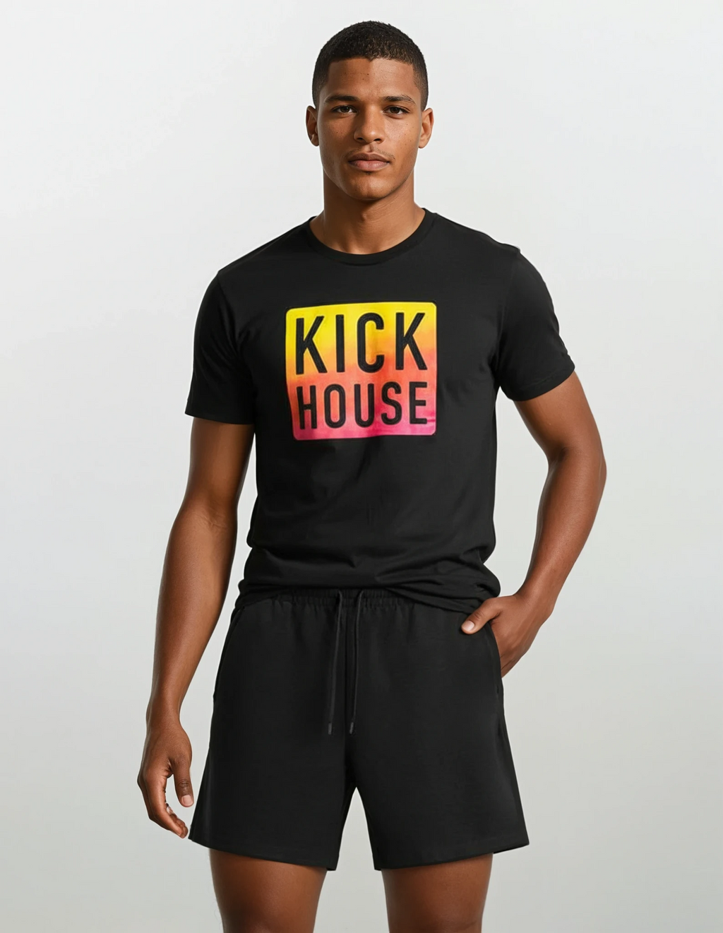 KickHouse Sunset Tee Q Star