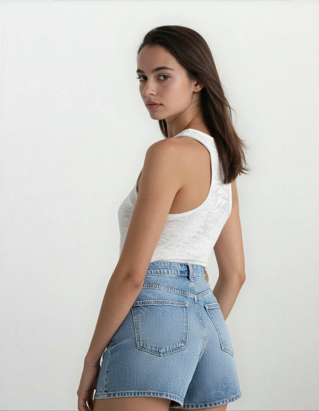 Stacked Ladies Burnout Tank Kickhouse Boxing