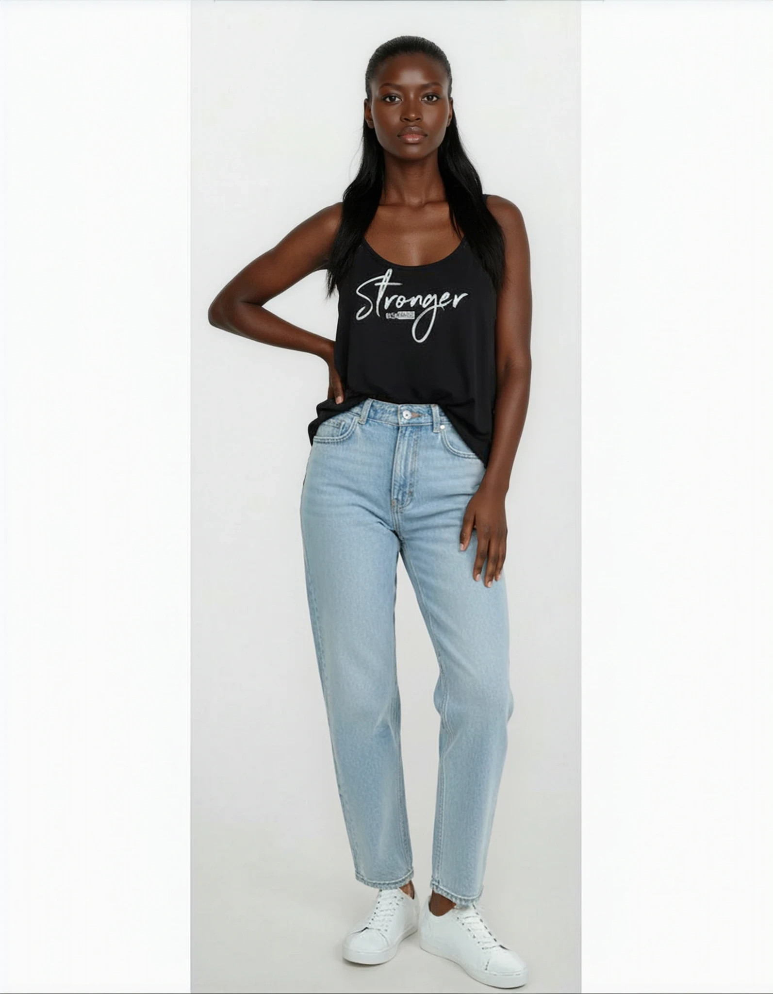 Ladies Flowy High Neck Tank Kickhouse Boxing