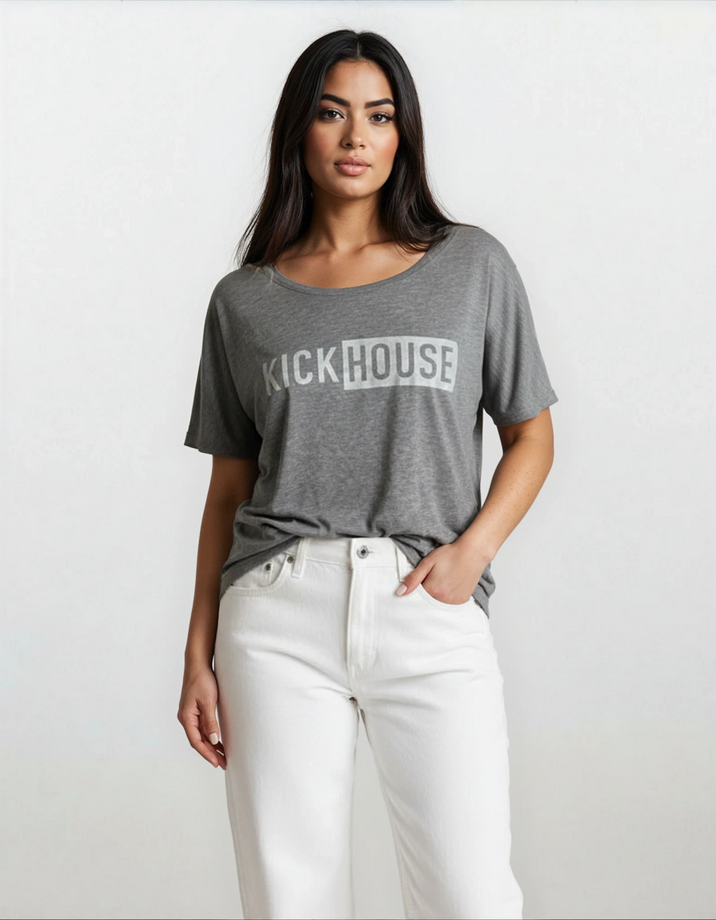 Linear Logo Women's Slouchy Tee