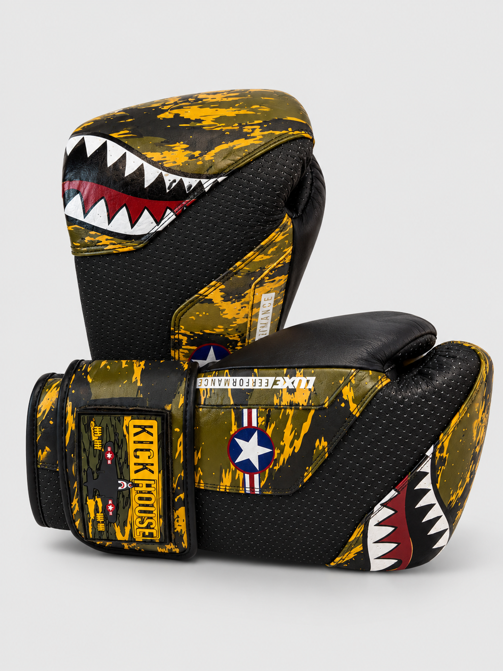 Luxe LTE Series – Smil'n Sam Alvey Patriot Hangar Collection Boxing Gloves