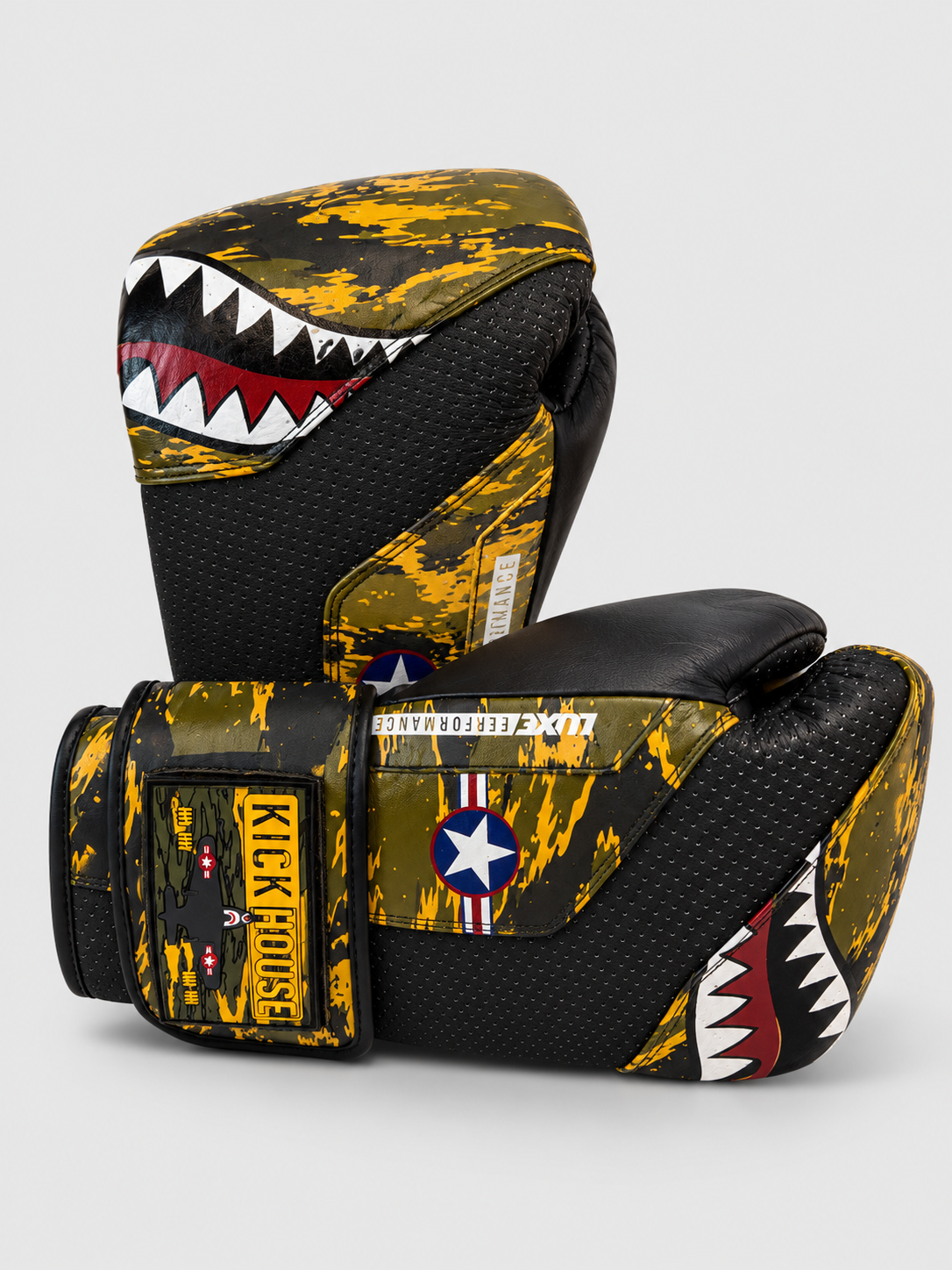 Luxe LTE Series – Smil'n Sam Alvey Patriot Hangar Collection Boxing Gloves