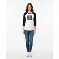 Ladies 3/4 Sleeve Raglan Kickhouse Boxing
