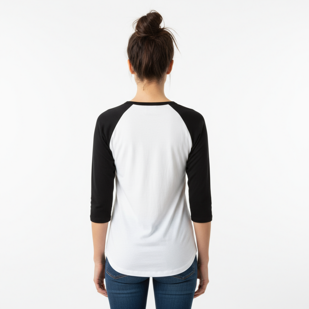 Ladies 3/4 Sleeve Raglan Kickhouse Boxing