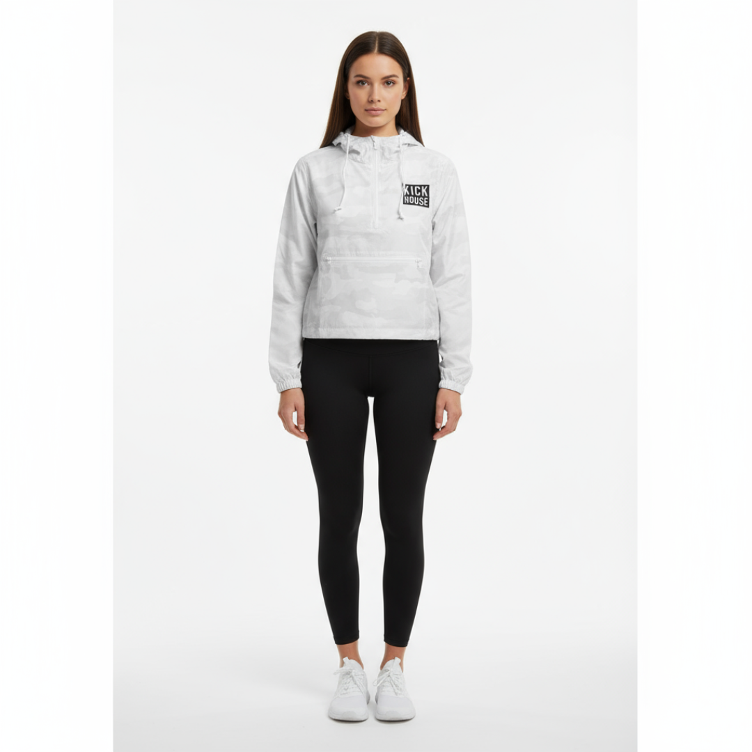 Ladies Crop Windbreaker Kickhouse Boxing