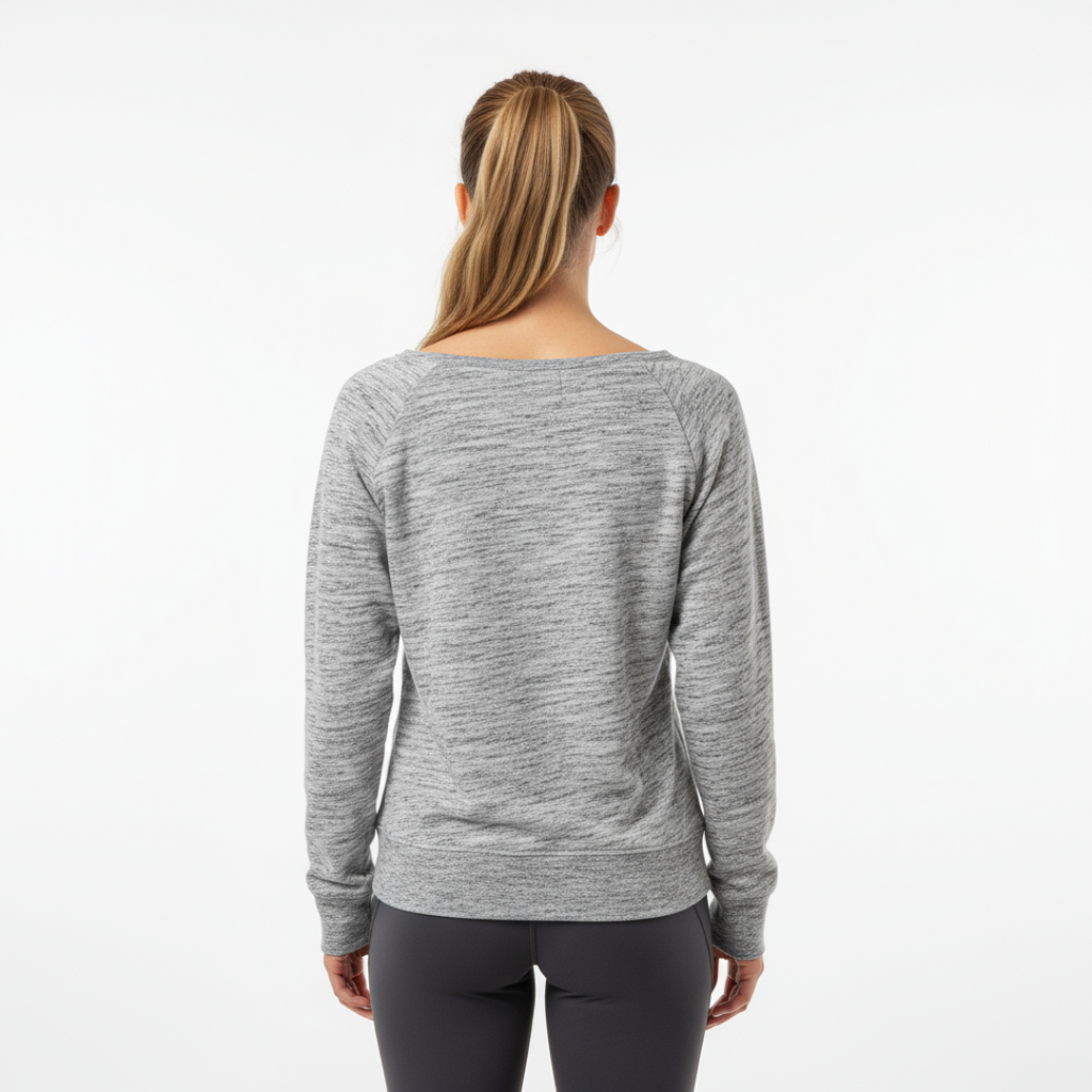 Unisex Stacked Logo Wideneck Sweatshirt Kickhouse Boxing