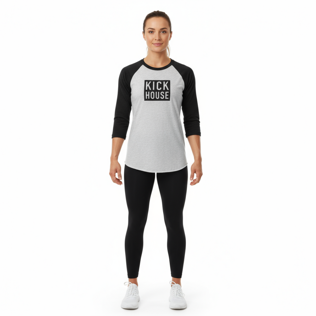 Ladies 3/4 Sleeve Raglan