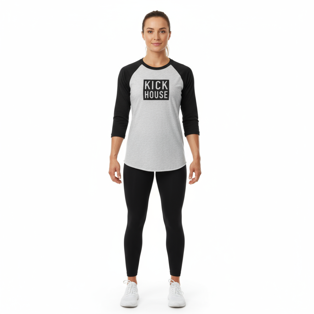 Ladies 3/4 Sleeve Raglan