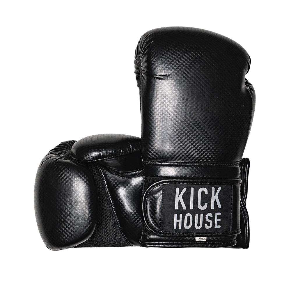 16oz Synthetic Leather Boxing Gloves Kickhouse Boxing