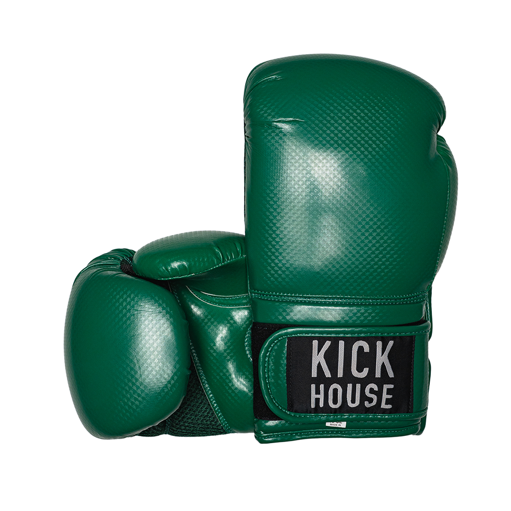 16oz Synthetic Leather Boxing Gloves Kickhouse Boxing